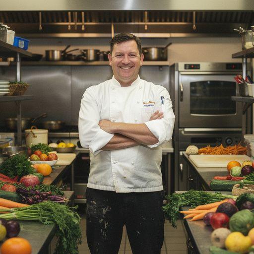 Detailní pohled na čerstvé bylinky na kuchyňské desce, připravené k vaření.